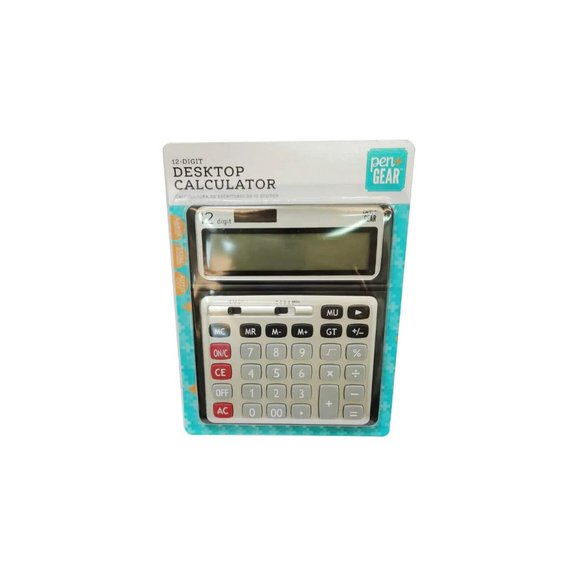 Pen + Gear 12-Digit Black Mini Desktop/ Office Calculator NEW - Picture 3 of 5